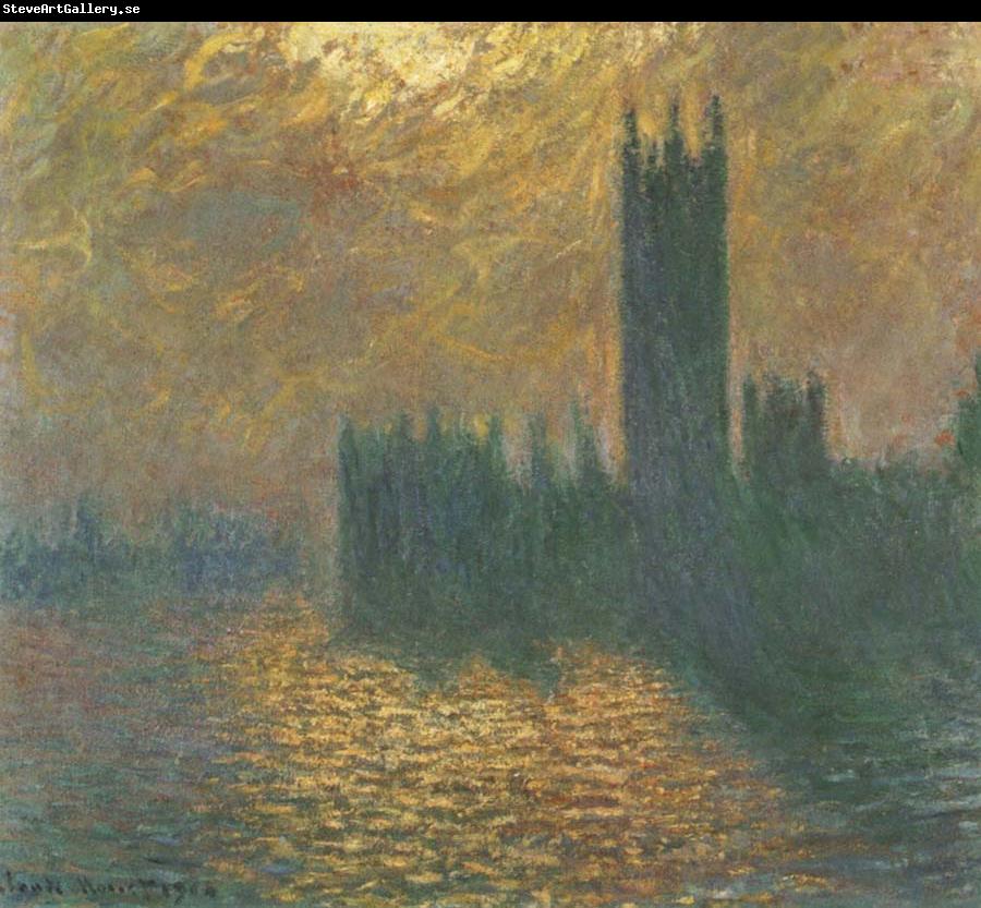 Claude Monet Houses of Parliament,Stormy Sky